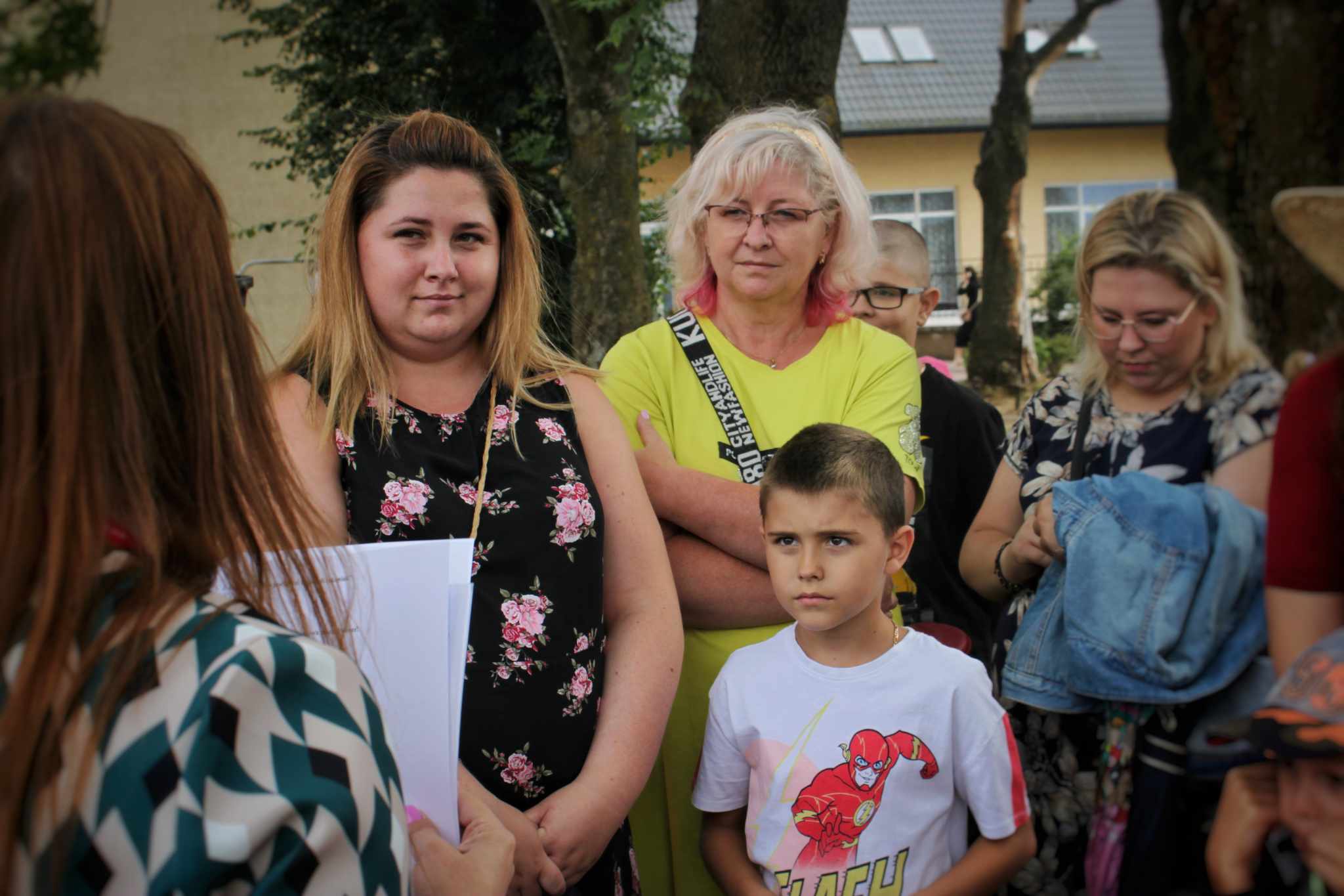Kobiety i chłopiec wśród uczestników V Dnia Rodziny.
